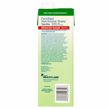Med Pass® Reduced Sugar Vanilla Fortified Nutritional Shake, carton