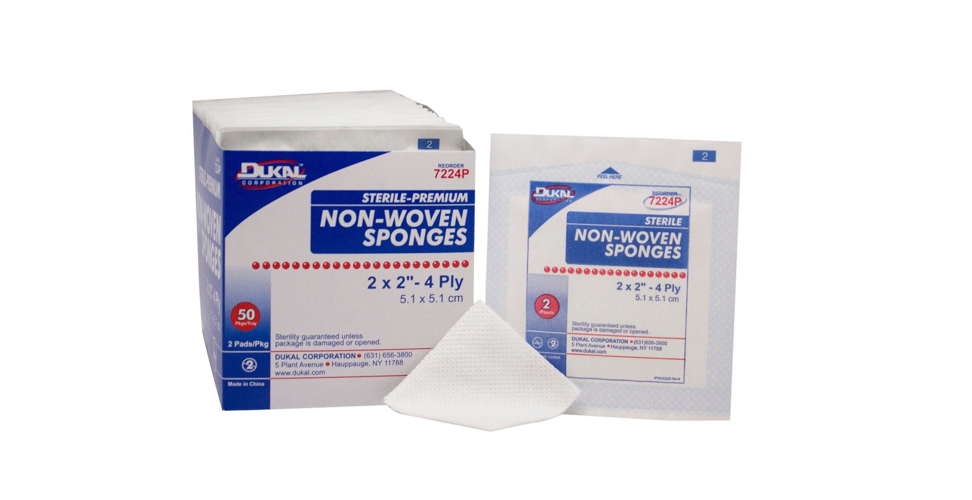 Clinisorb Sterile Nonwoven Sponge, 4-Ply