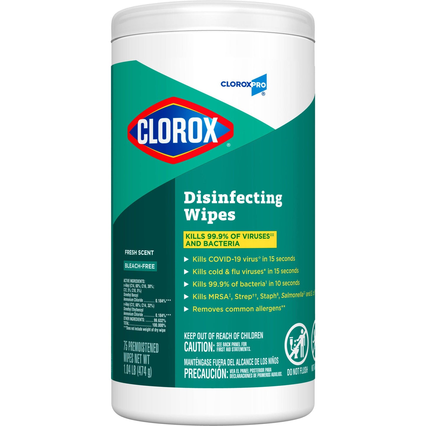 Clorox Pro™ Clorox® Disinfecting Wipes, Fresh Scent, .