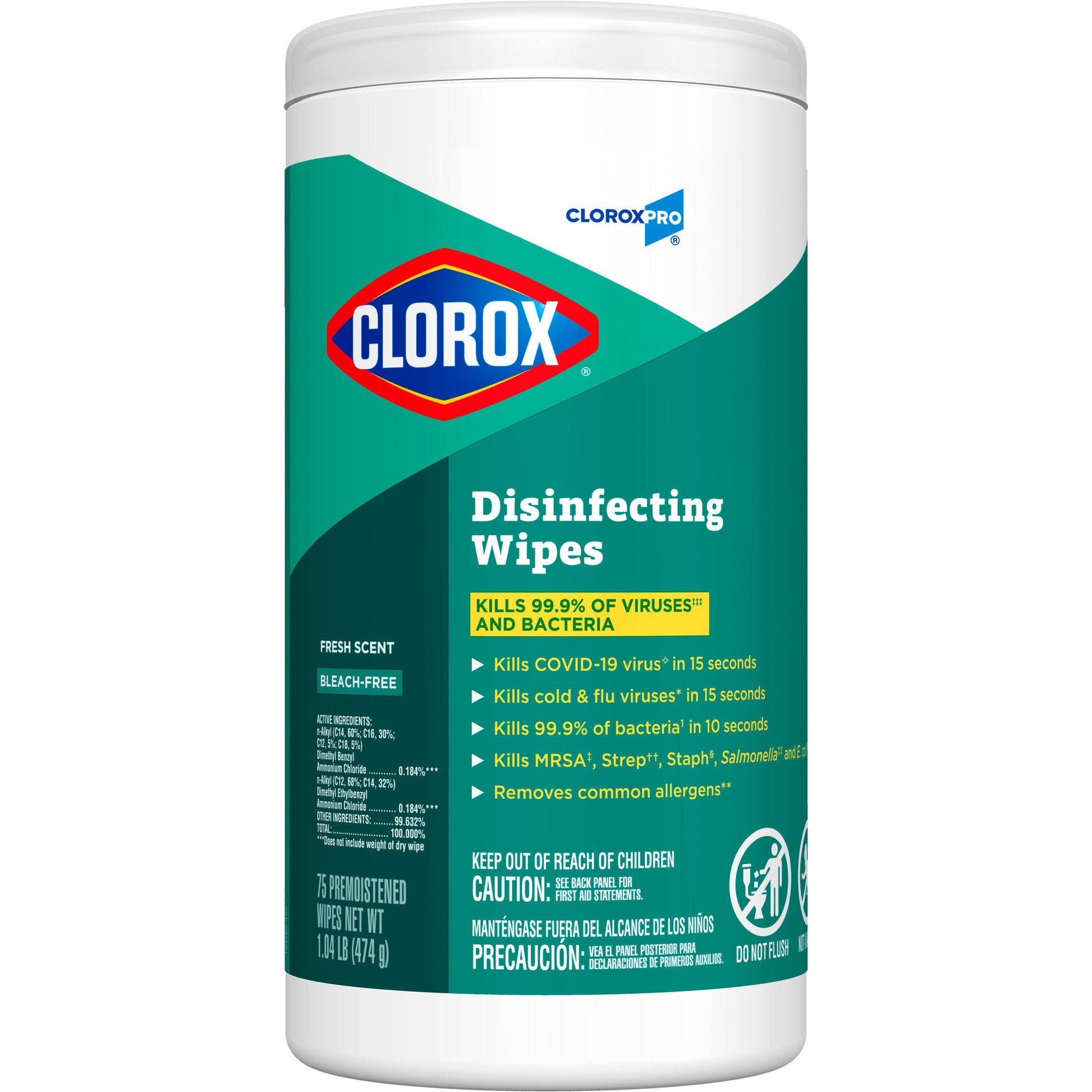 Clorox Pro™ Clorox® Disinfecting Wipes, Fresh Scent, .