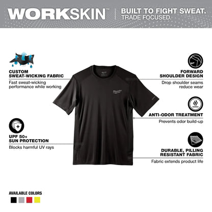 Milwaukee WORKSKIN Lightweight Performance Shirt - Short Sleeve 414