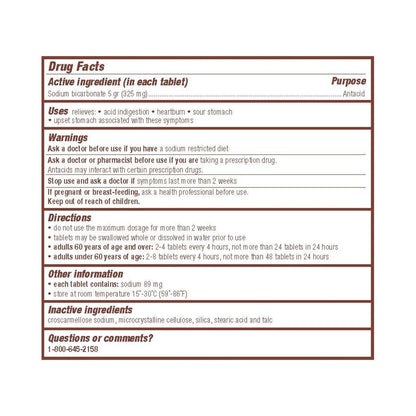 Major® Sodium Bicarbonate Antacid