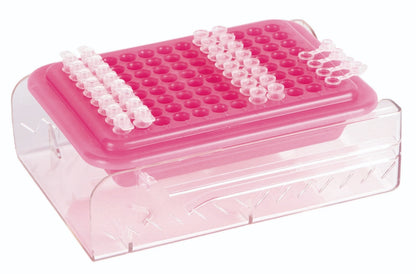 120727 - Heathrow Scientific PCR Cooler, 96-Well, Pink/Purple, pk2 | 120727