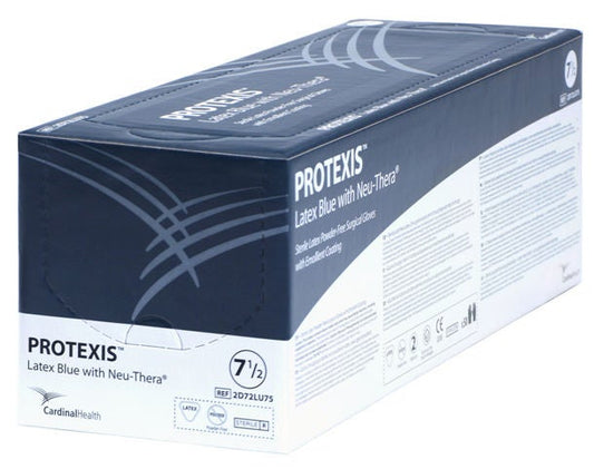 Sterile Protexis™ Latex Blue with Neu-Thera® Latex Surgical Gloves, Blue
