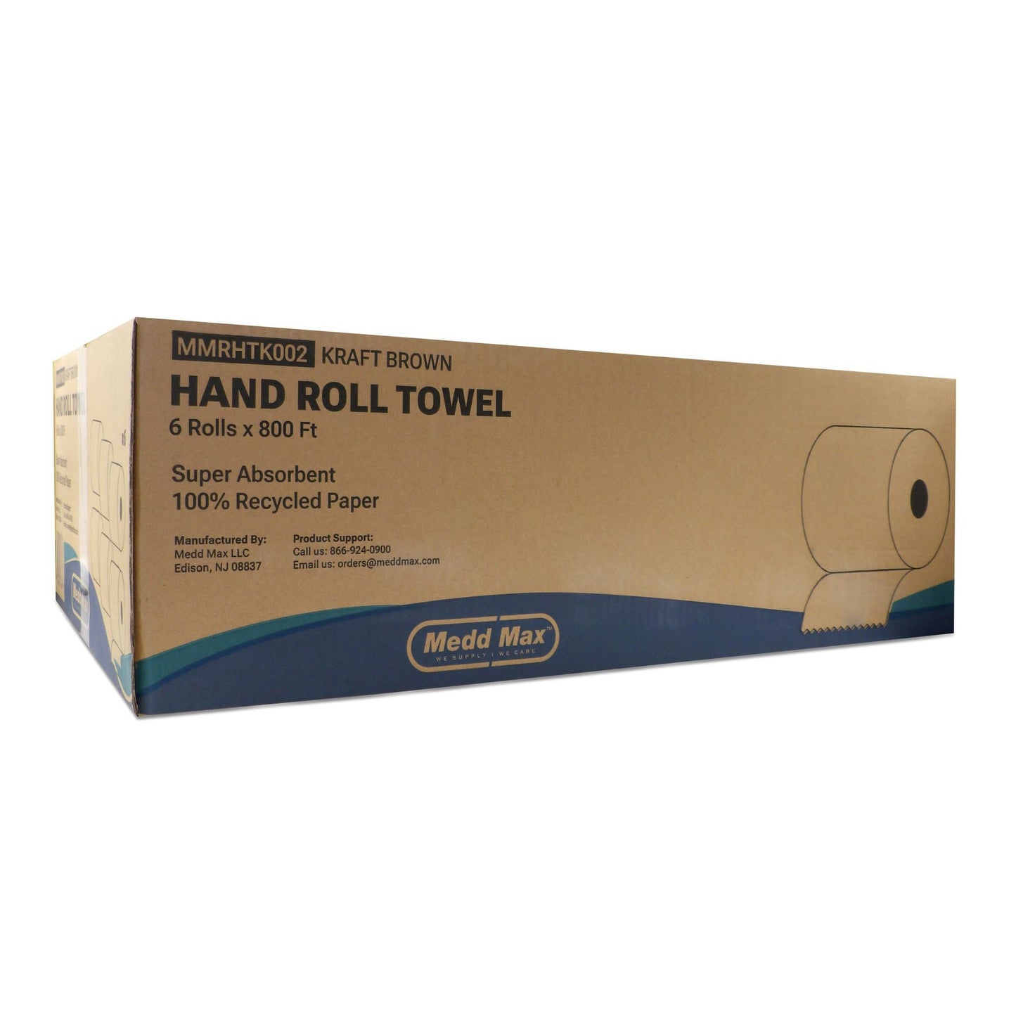 Medd Max Paper Towel Hardwound Roll 7-3/