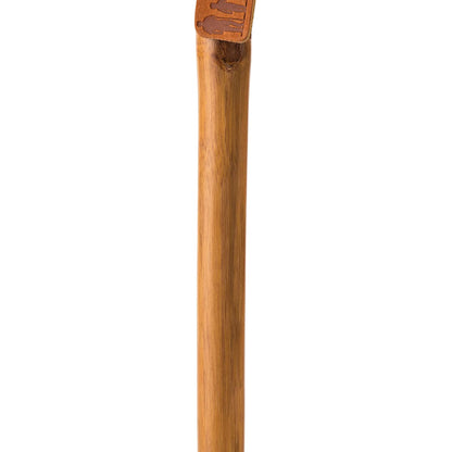 Brazos™ Iron Bamboo Rustic Walking Stick, 55 Inch Height, Red