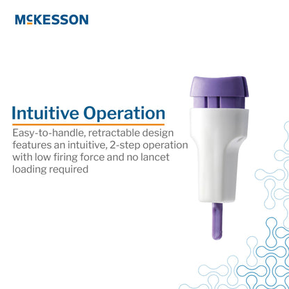 McKesson Push Button Safety Lancet