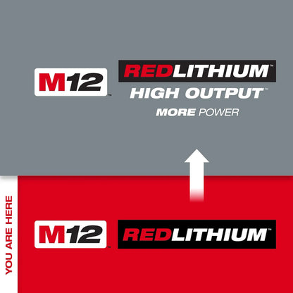 Milwaukee M12 REDLITHIUM XC4.0 Battery Two Pack 48-11-2442 | M12 Battery