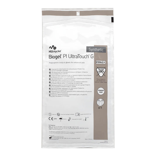 Sterile Biogel® PI UltraTouch™ G Polyisoprene Surgical Gloves, Straw