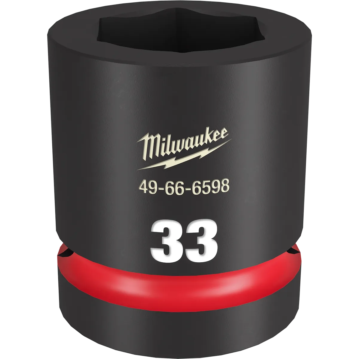 Milwaukee SHOCKWAVE Impact Duty 1" Drive 32MM Standard 6 Point Socket 49-66-6597