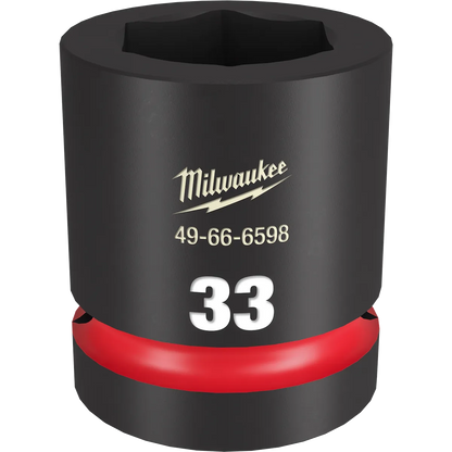 Milwaukee SHOCKWAVE Impact Duty 1" Drive 32MM Standard 6 Point Socket 49-66-6597