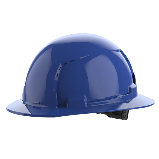 Milwaukee BOLT Red Full Brim Vented Hard Hat w/6pt Ratcheting Suspension (USA) - Type 1, Class C 48-73-1225