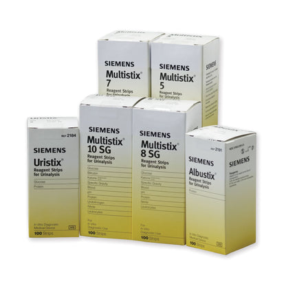 Uristix® Urinalysis Reagent for Glucose and Protein tests, Visual Read