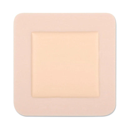 Optifoam® Adhesive with Border Foam Dressing, 4½ x 4½ Inch