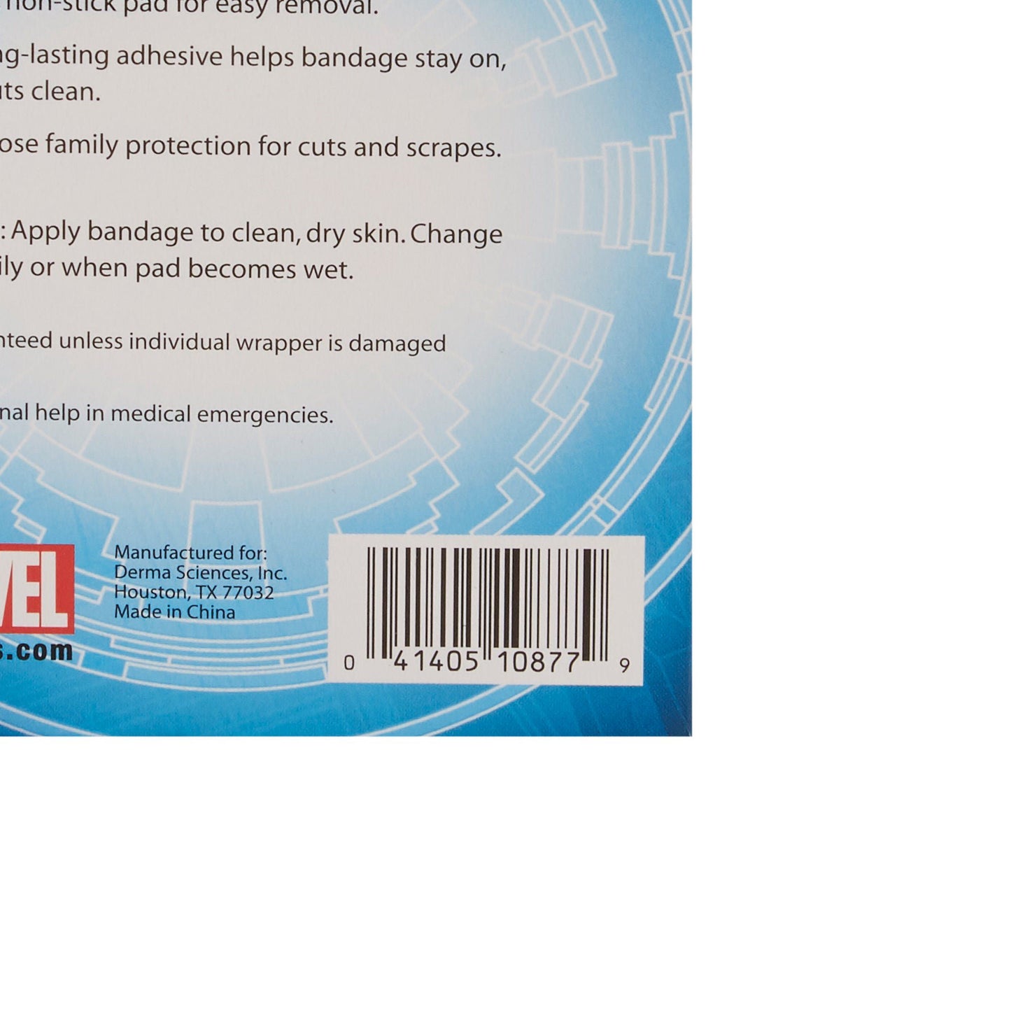 American White Cross Stat Strip Adhesive Strip, Spider-Man Design