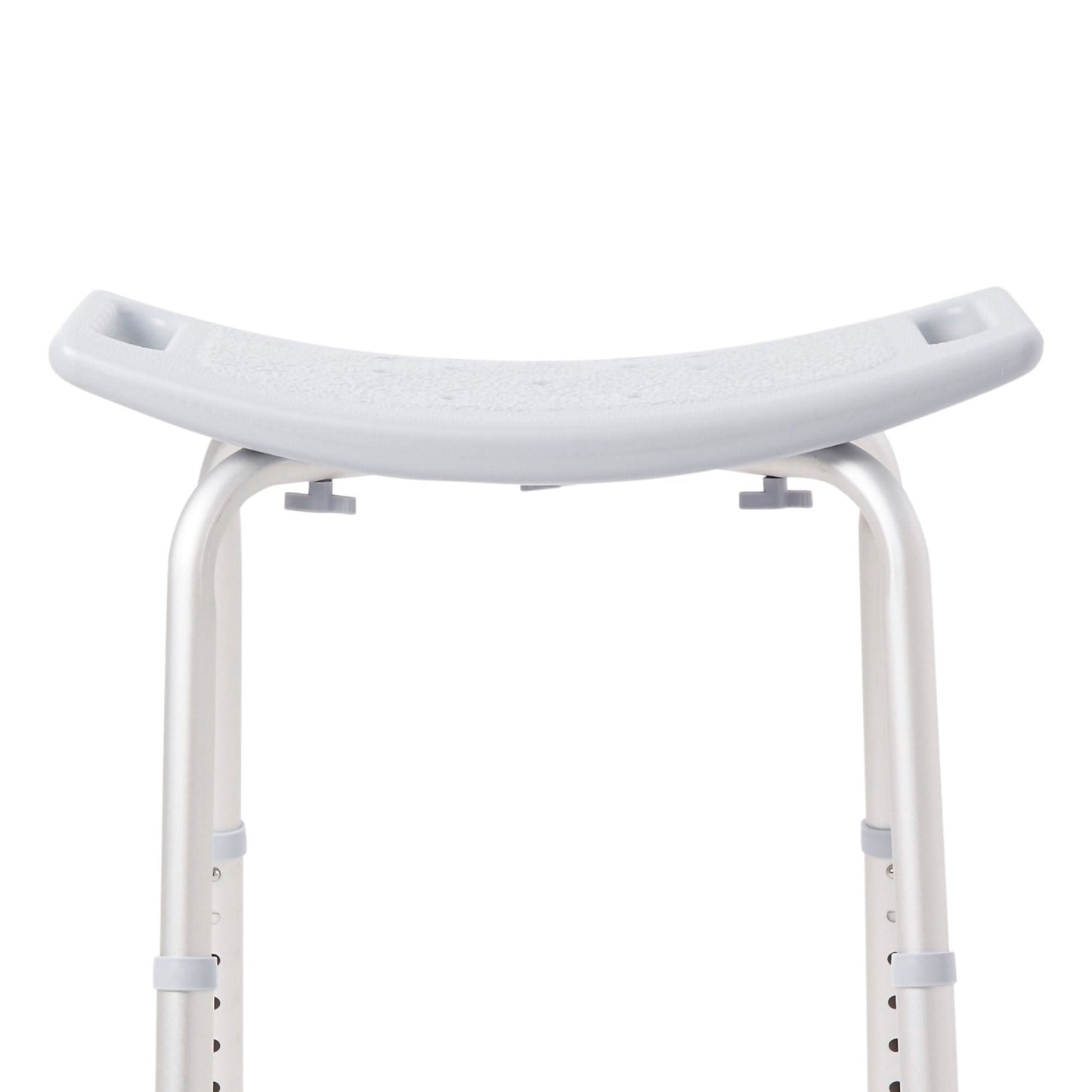 McKesson Aluminum Bath Bench Without Backrest, 15.5 – 19.5 Inch, Gray