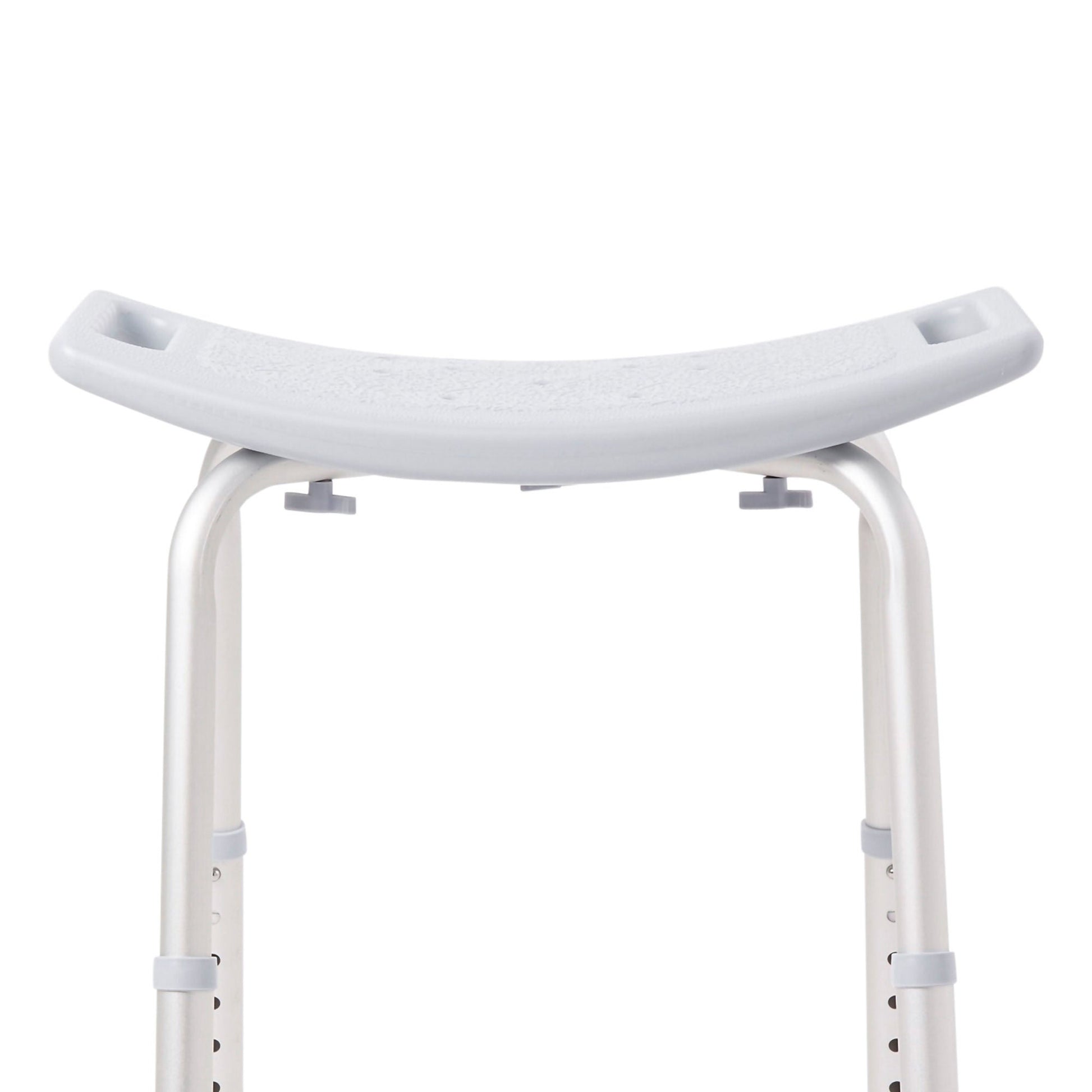 McKesson Aluminum Bath Bench Without Backrest, 15.5 – 19.5 Inch, Gray