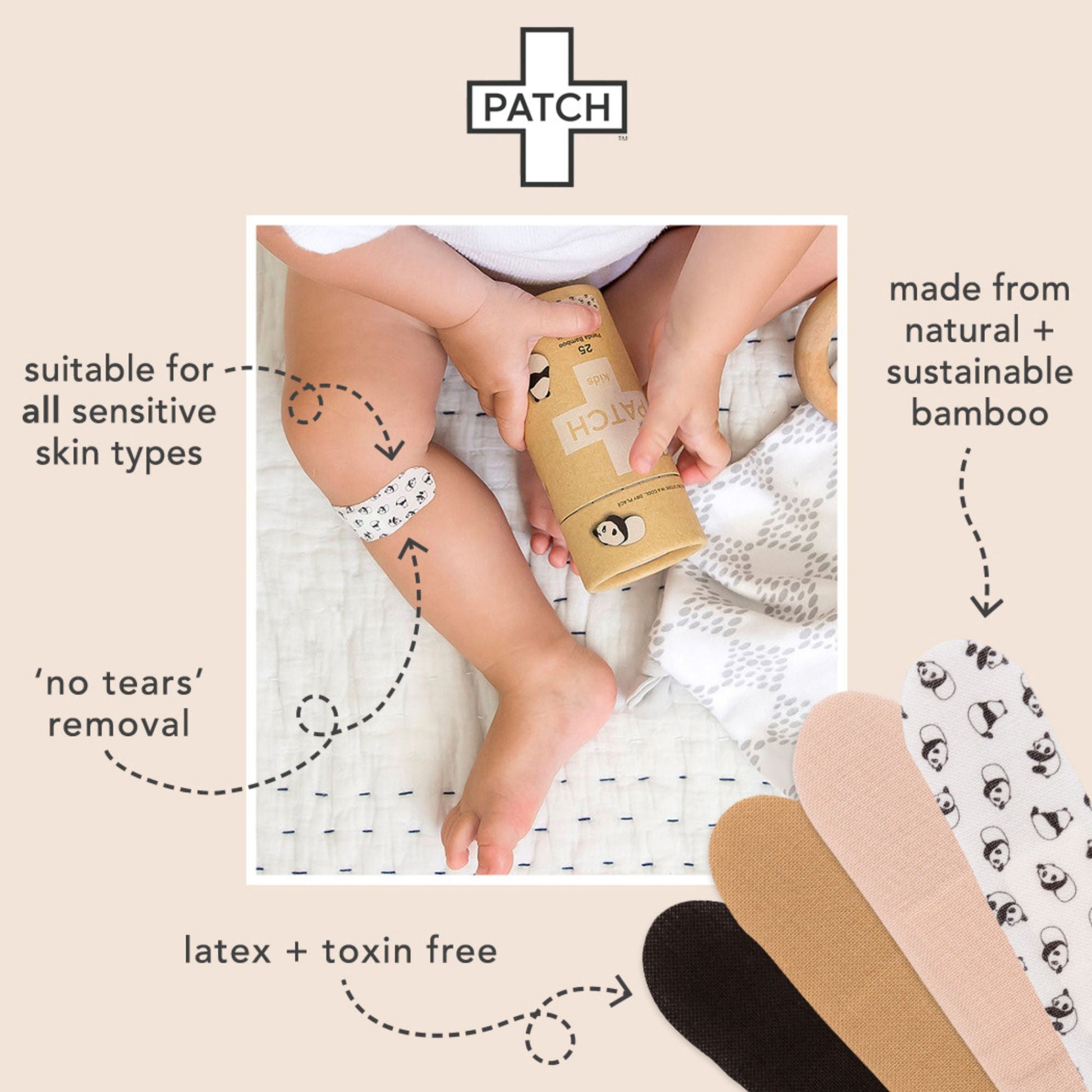 Patch™ Adhesive Strip with Aloe Vera