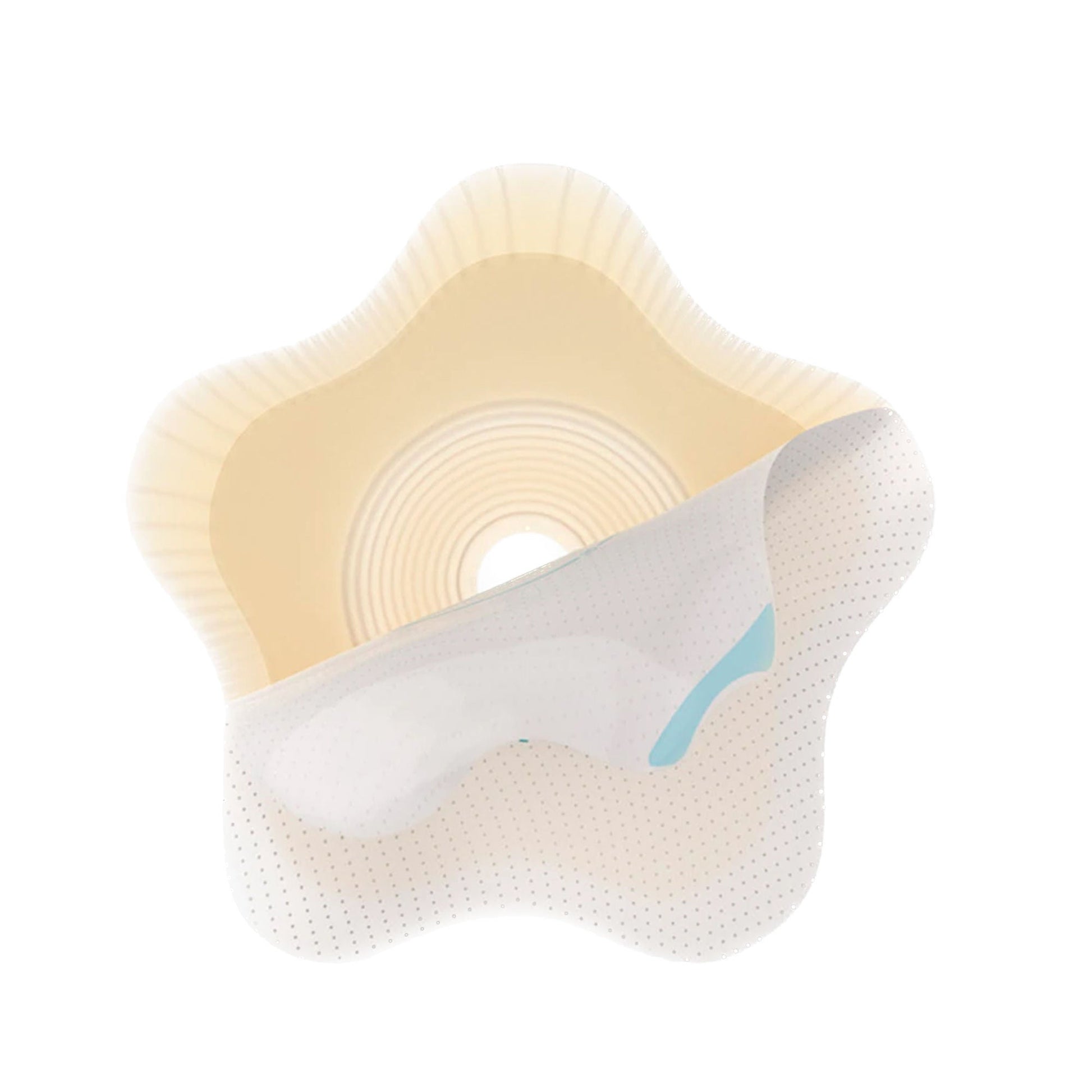 SenSura® Mio Convex Flip Ostomy Barrier, Stoma Opening, Red Match