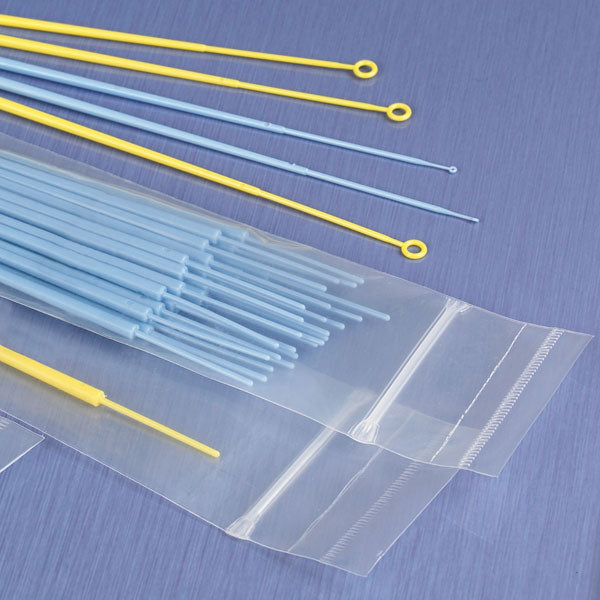 Inoculation Loops, 10 µL Flexible PS, Sterile, Calibrated — Yellow, 1000/Case | Globe Scientific