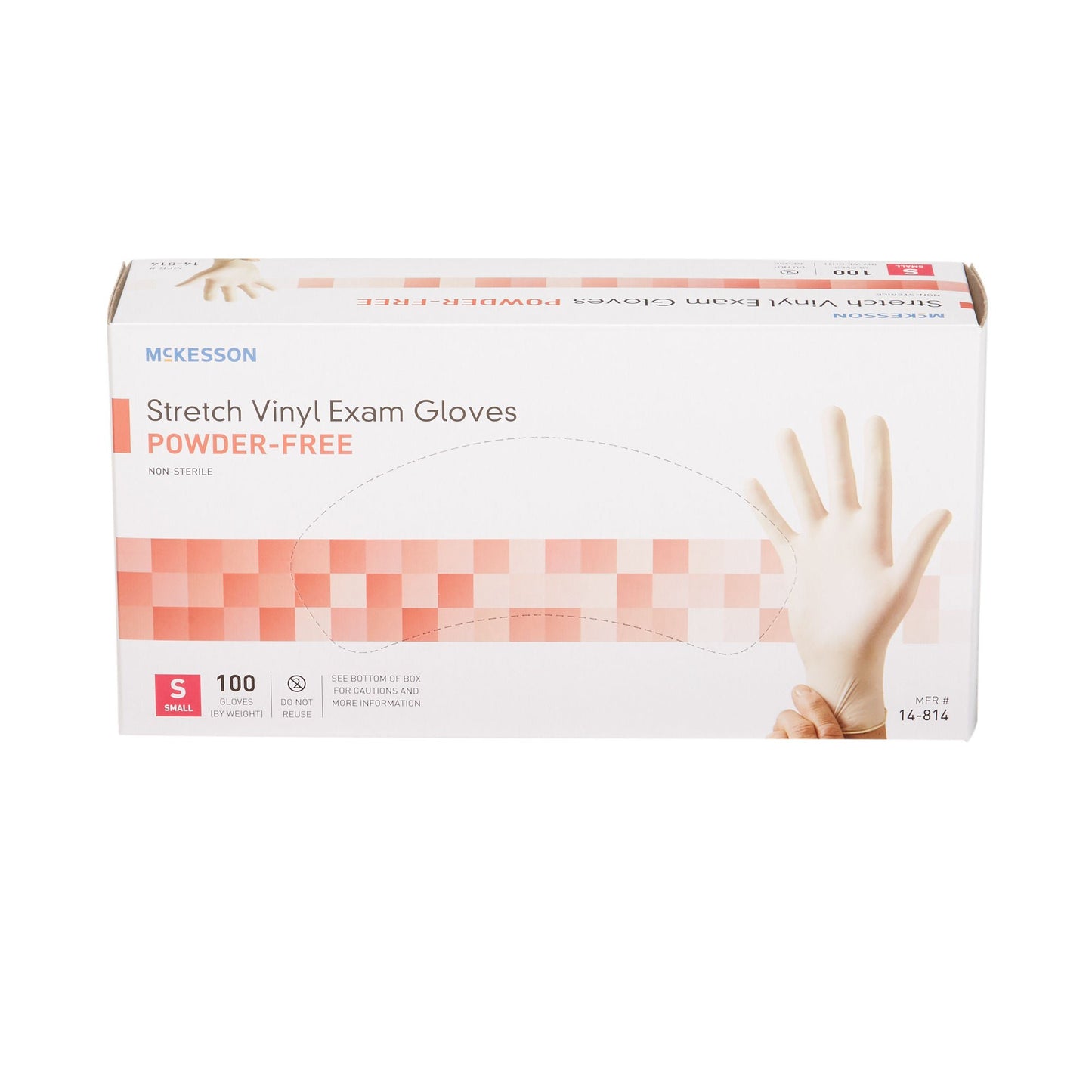 McKesson Stretch Vinyl Exam Gloves, Ivory - view 5