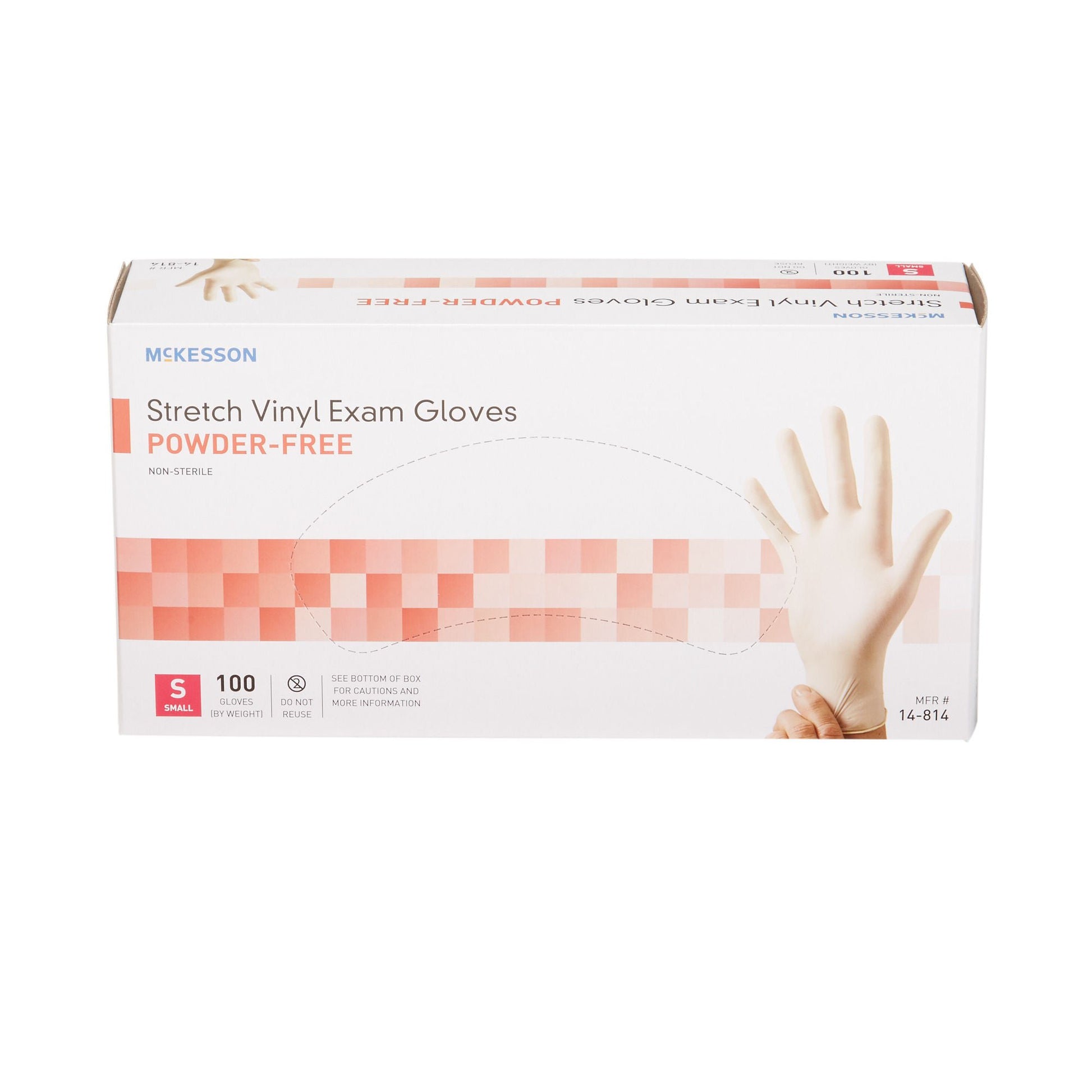 McKesson Stretch Vinyl Exam Gloves, Ivory - view 5