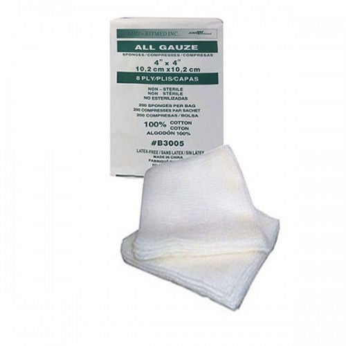 All Gauze Gauze Sponge 8-Ply