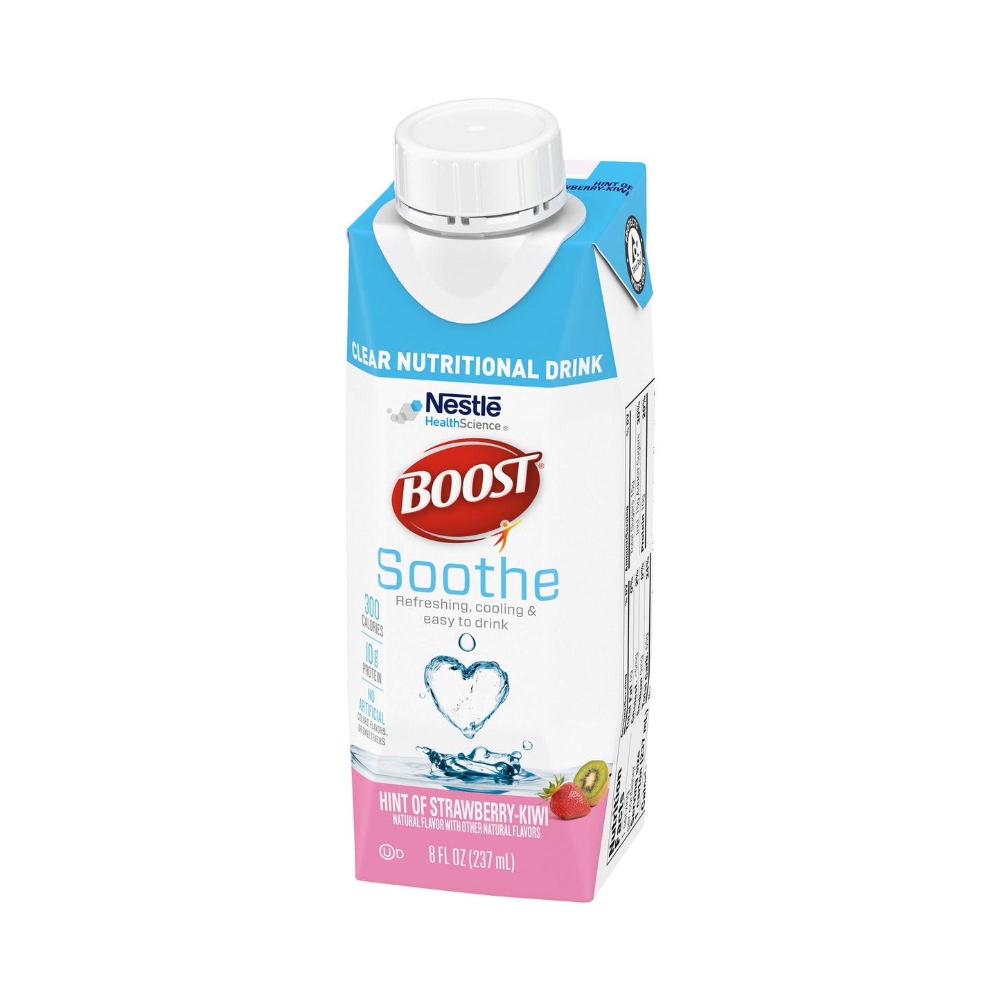 Boost® Soothe Strawberry Kiwi Clear Nutritional Drink, Carton