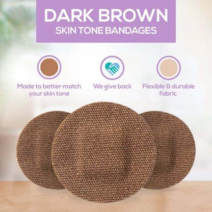 TruColour® Dark Brown Adhesive Strip, Spot