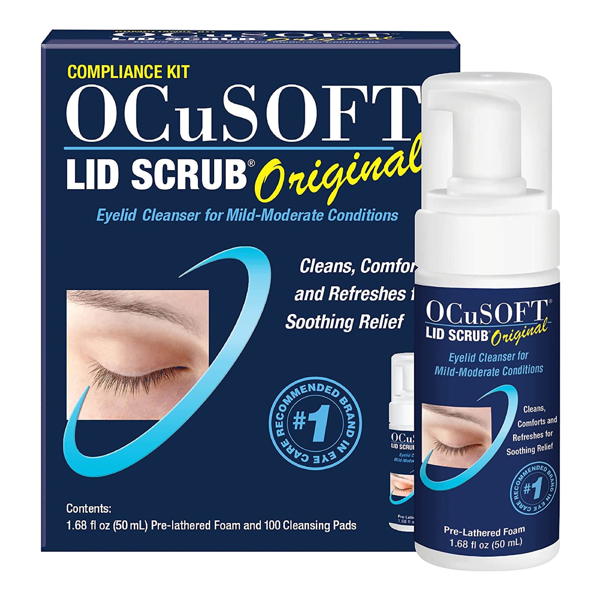 OCuSOFT® Lid Scrub® Eyelid Cleanser Kit