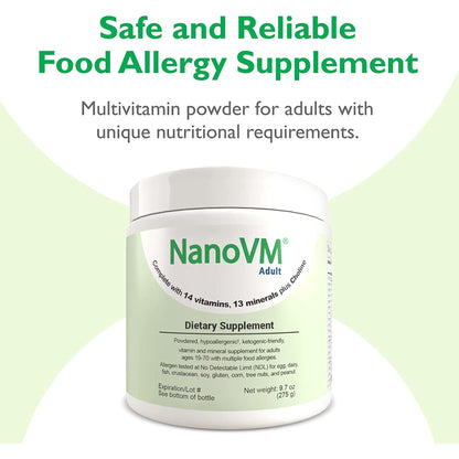 NanoVM® Vitamin & Mineral Powder, 275 Grams