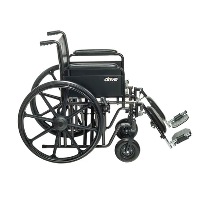 drive™ Sentra EC HD Bariatric Wheelchair, 20-Inch Seat Width