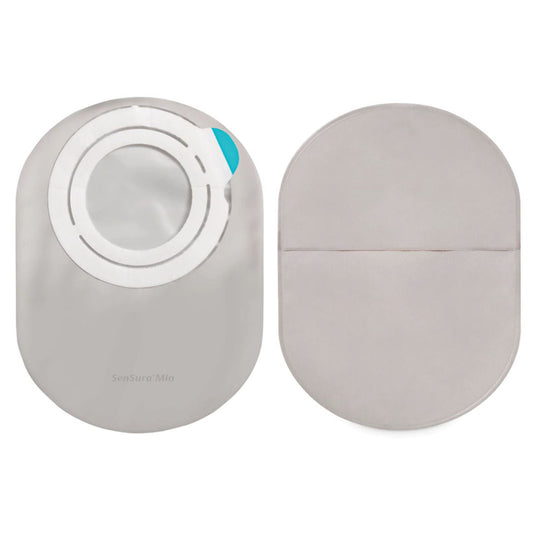 SenSura® Mio Flex 2-Piece Opaque Ostomy Pouch, Red Match
