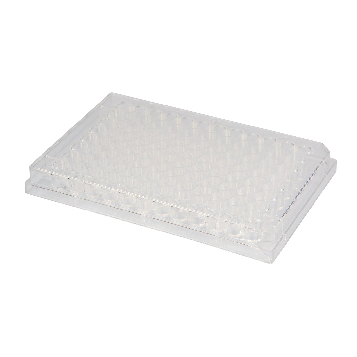 Caplugs® Evergreen 290-8120-0AF — 96-Well Microplates, Flat Bottom, 0.37 mL Well Volume, UV-Transparent, Non-Steri