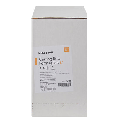 McKesson White Casting Roll Form Splints
