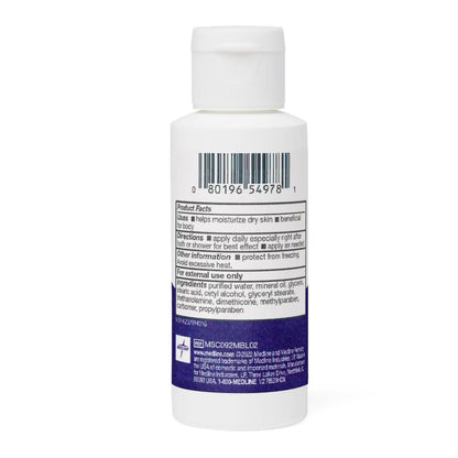 Medline Remedy Essentials Moisturize Hand and Body Moisturizer Bottle Unscented Lotion CHG Compatible