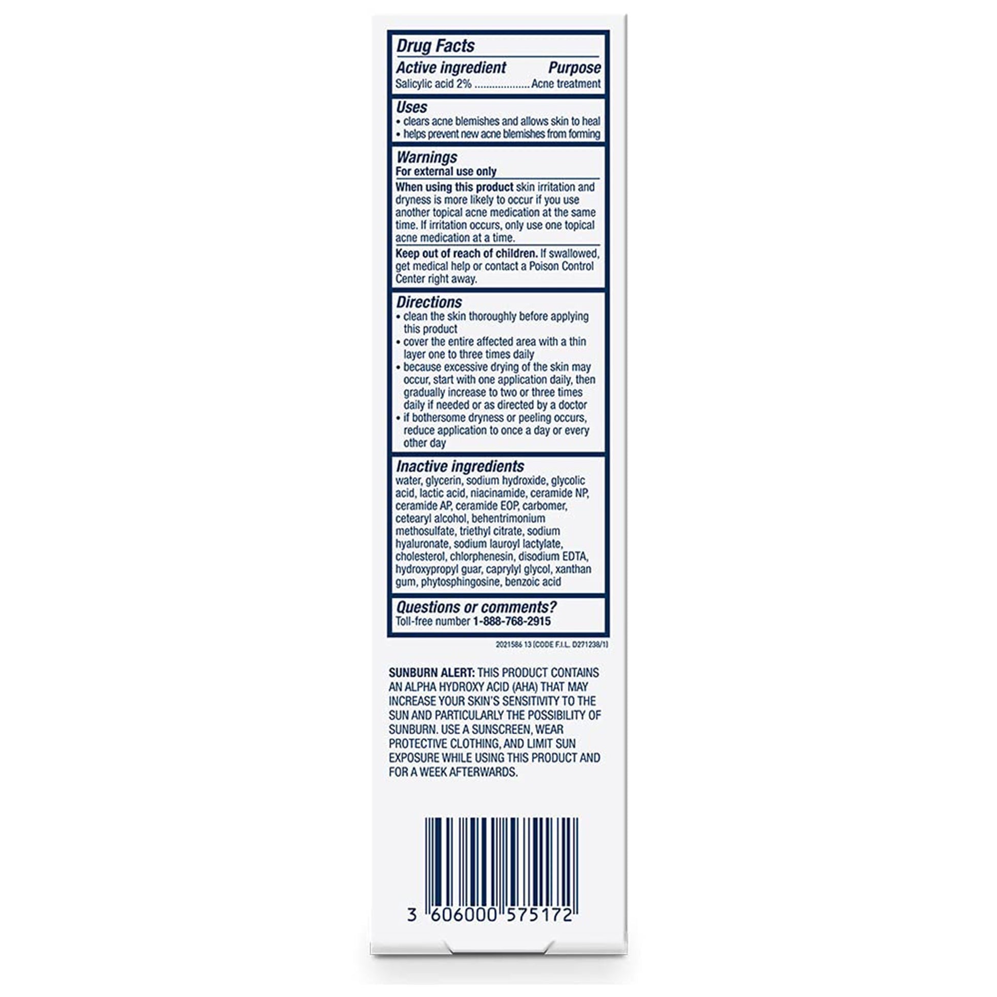 CeraVe® 2% Salicylic Acid Acne Control Gel, Tube