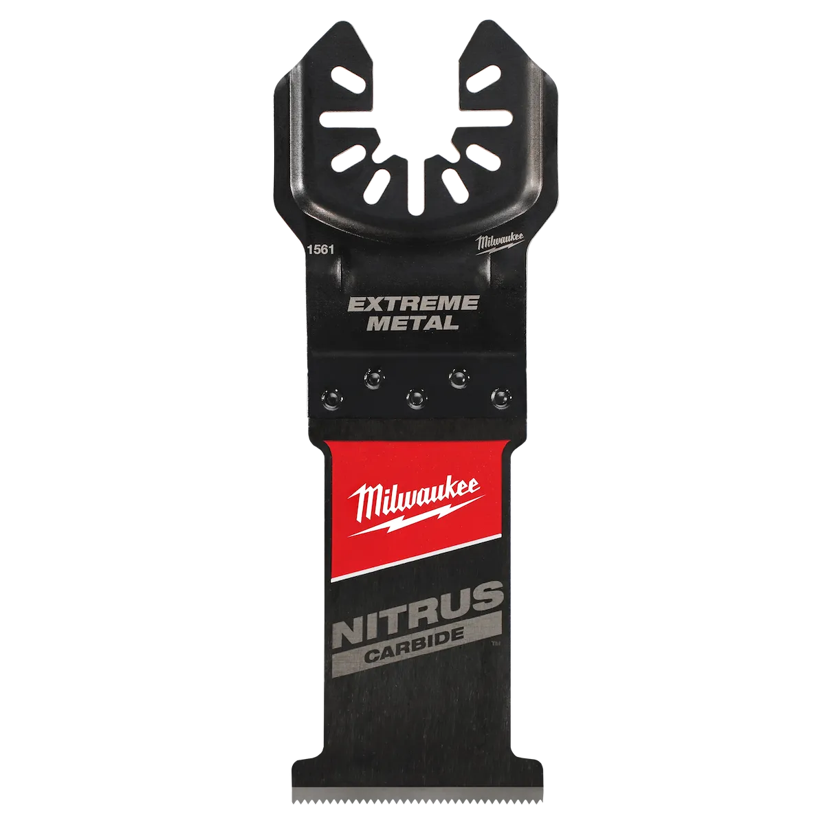Milwaukee 1-3/8" NITRUS Carbide Extreme Metal Universal Fit Oscillating Multi-Tool Blade (1 PK) 49-25-1561 | 2 in Blade Length, Carbide