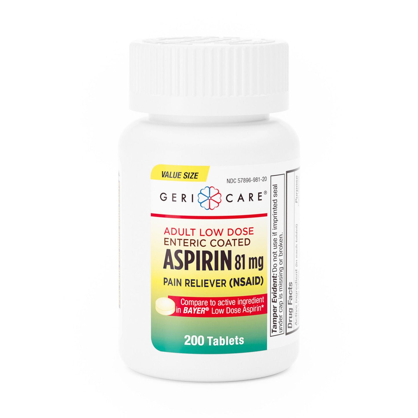Geri-Care Pain Relief 81 mg Strength Aspirin Tablet