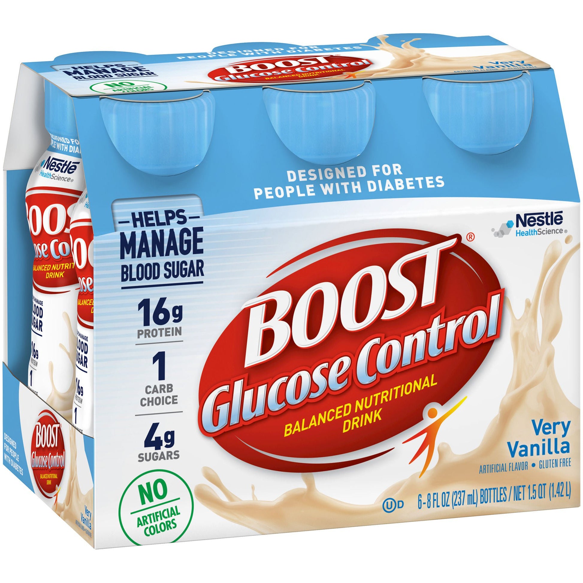 Boost® Glucose Control Vanilla Balanced Nutritional Drink, Bottle