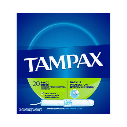Tampax® Tampons Super Absorbency Unscented