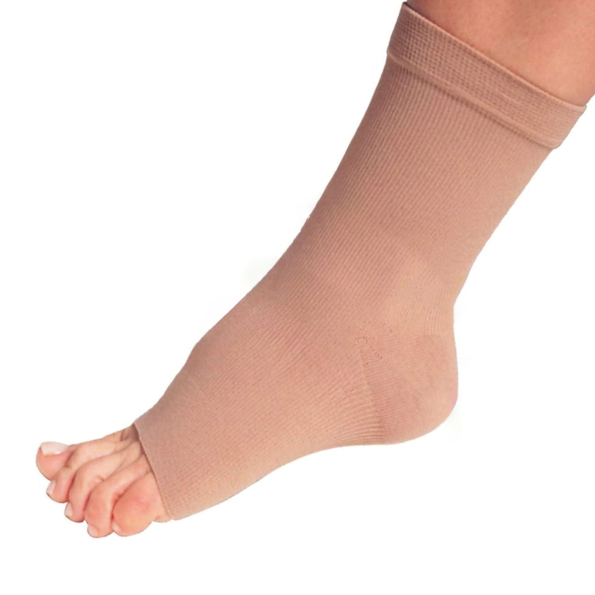 Pedi-Smart Compression Sleeve Size 2 Beige Ankle