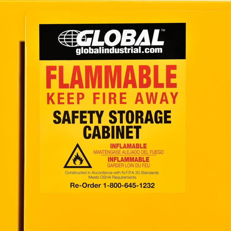 Flammable Storage Cabinet 45 Gallon | Lab Safety & Compliance 298601