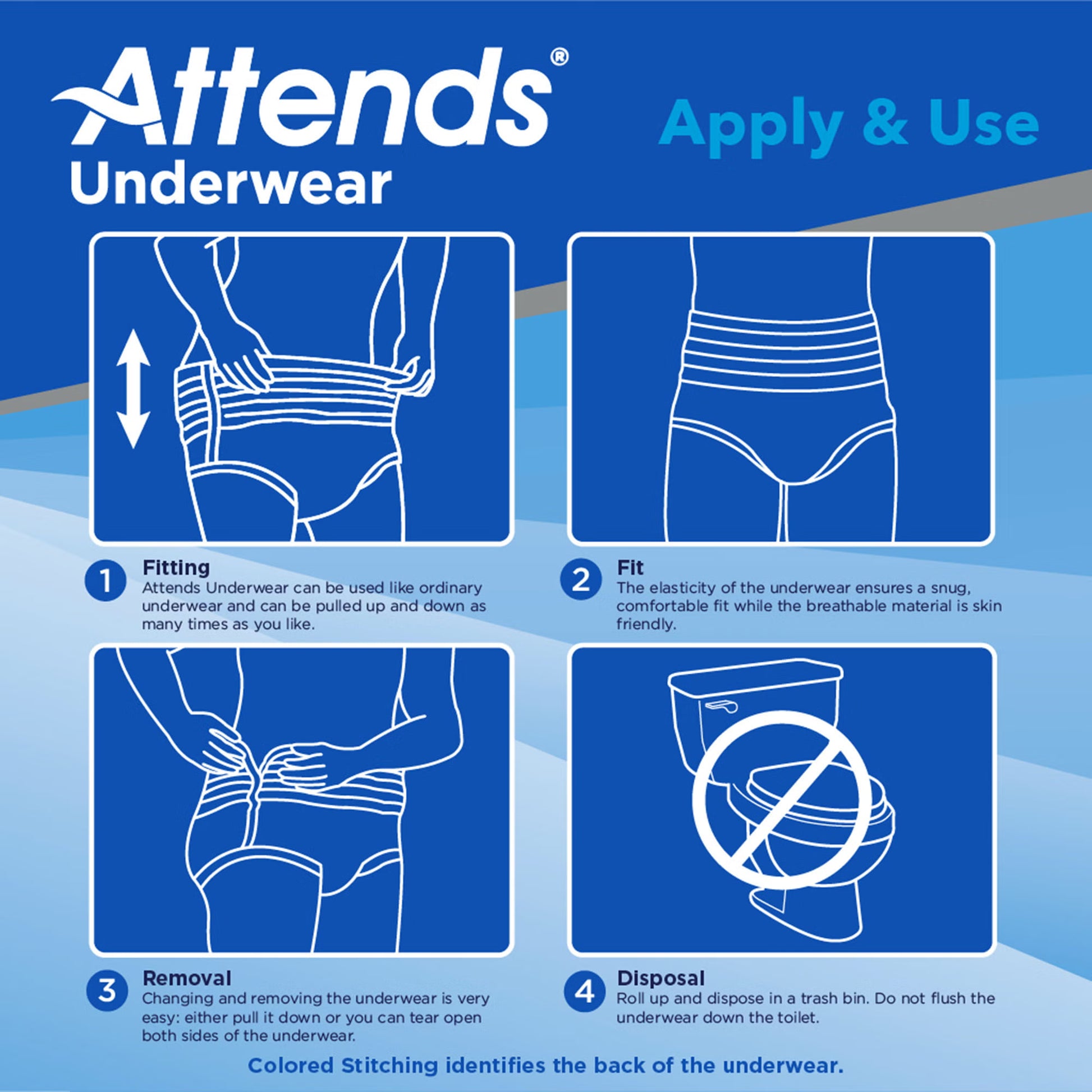 Attends® Bariatric Ultimate Absorbent Underwear