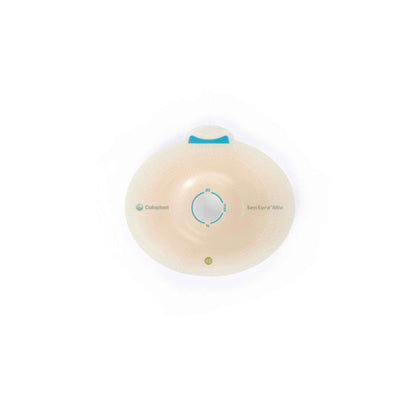 SenSura® Mio Click Convex Light Ostomy Barrier, Stoma Opening, Green Match