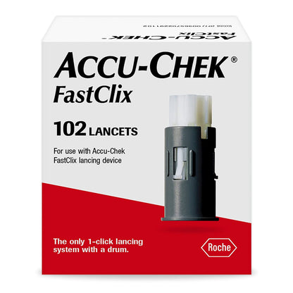 Accu-Chek FastClix Lancet, Preloaded Safety Drum, Track System