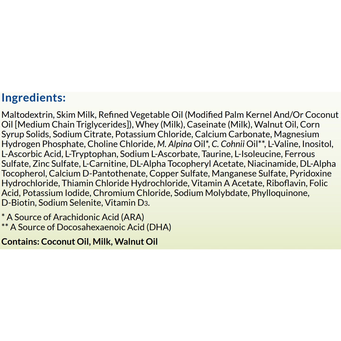 Monogen® Milk Protein-Based Powdered Formula, can