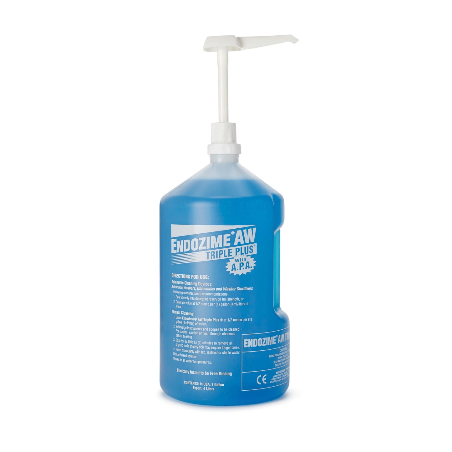 Endozime® with APA Multi-Enzymatic Instrument Detergent, 1-gallon Jug – Case of 4