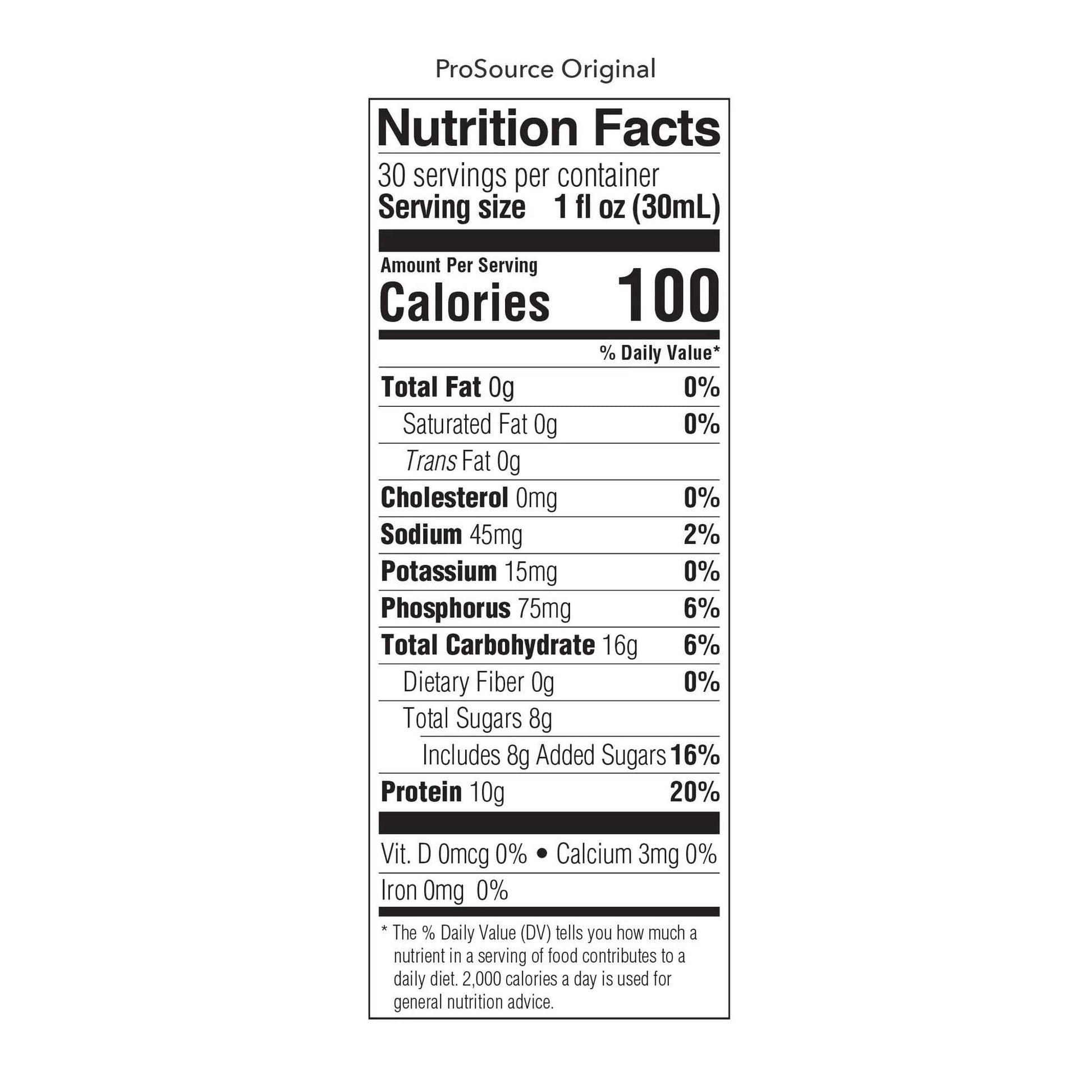 ProSource™ Collagen and Whey Protein Formula, Bottle