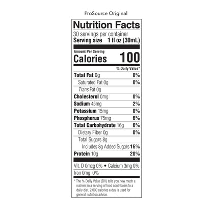ProSource™ Collagen and Whey Protein Formula, Bottle